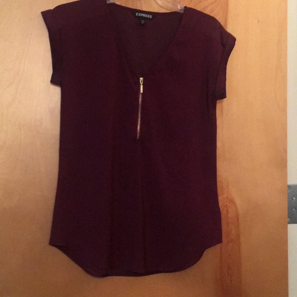 Maroon express blouse